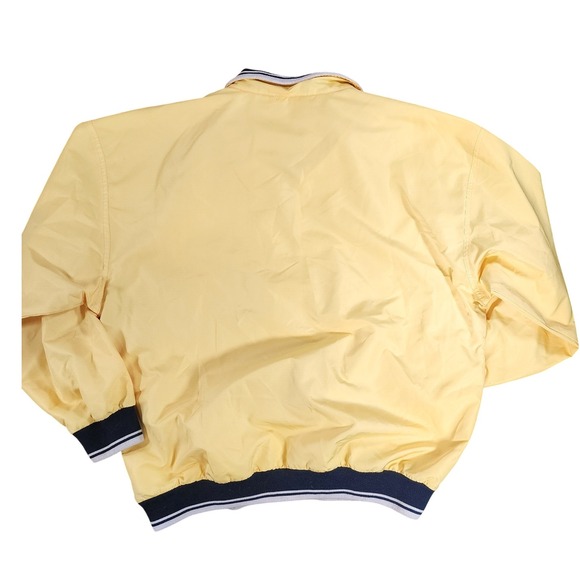 Cutter Buck Womens Yellow Windbreaker Pullover Golf Jacket Quarter Zip Size L - Picture 2 of 6